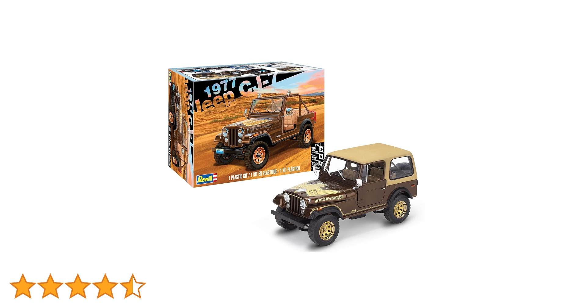 Amazon | ドイツレベル(Revell) アメリカレベル 1/24 ジープ CJ-7 Amazon | ドイツレベル(Revell) アメリカレベル 1/24 ジープ CJ-7